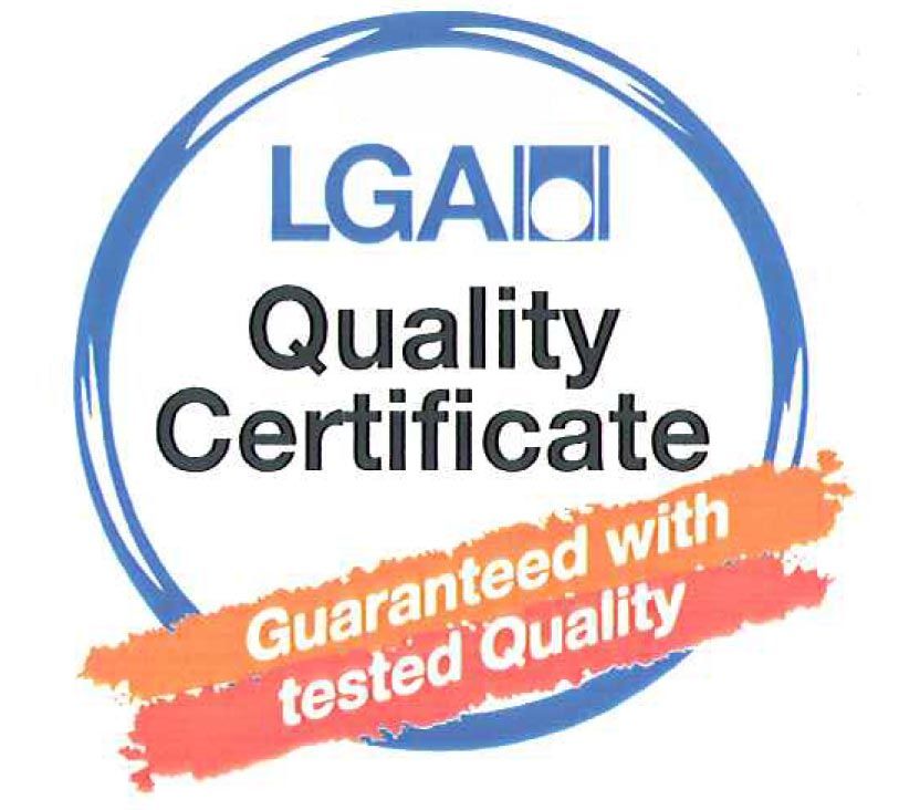 LGA TUV Rheinland certification mark