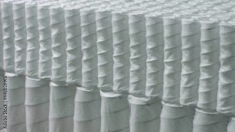 Pocketed Coils, the components of a hybrid mattress