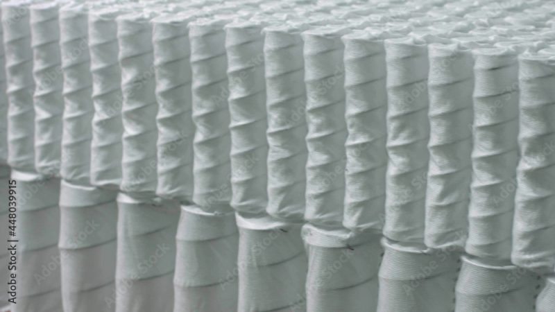 Pocketed Coils, the components of a hybrid mattress