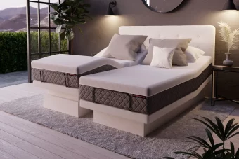 Latex Mattress on Split King Adjustable Base