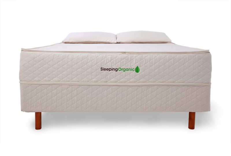 sleeping organic latex mattress