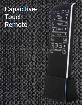 best adjustable base remote - capacitive touch