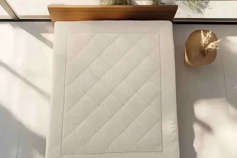 Natural wool mattress pads by Sleeping Organic