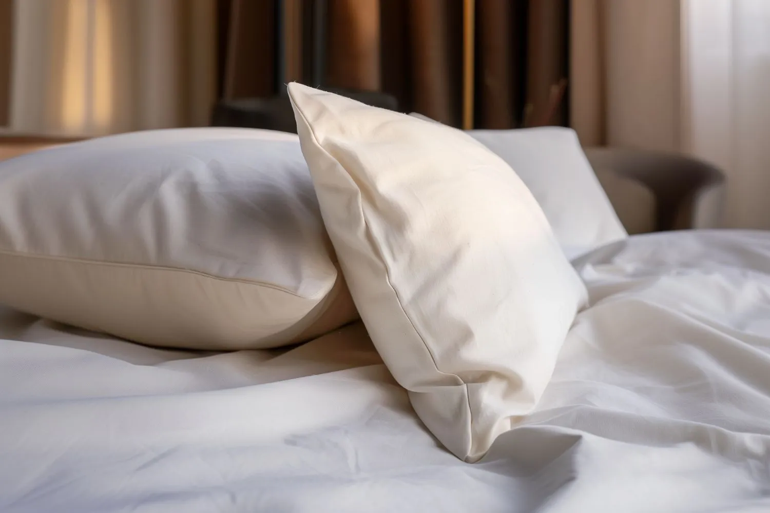 Natural pillow protectors by Sleeping Organic