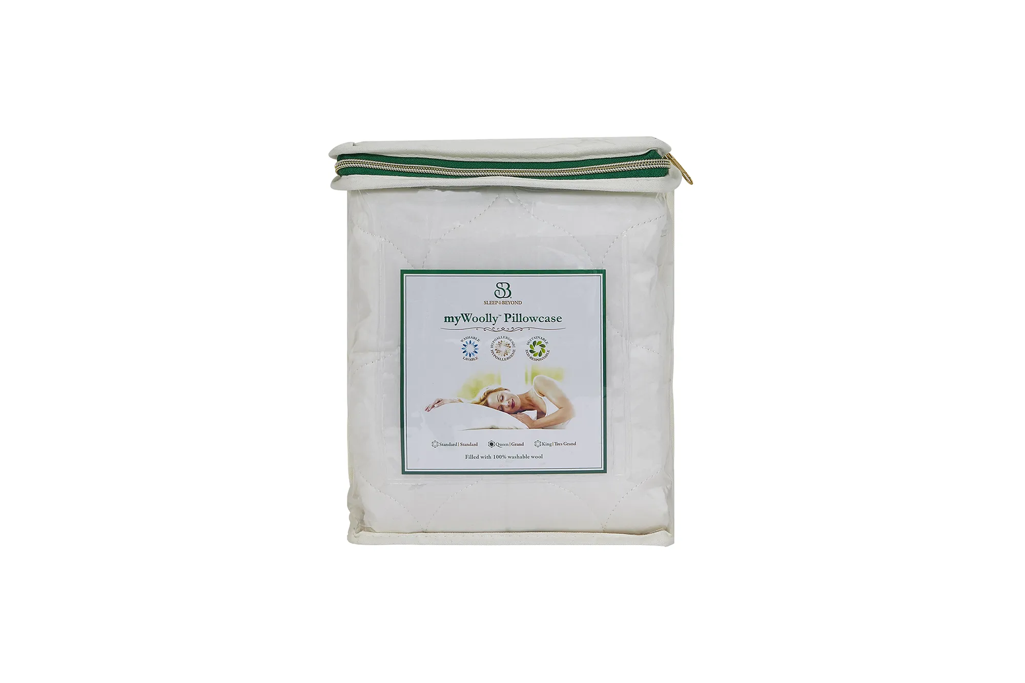 myWoolly Pillow Case packaging front