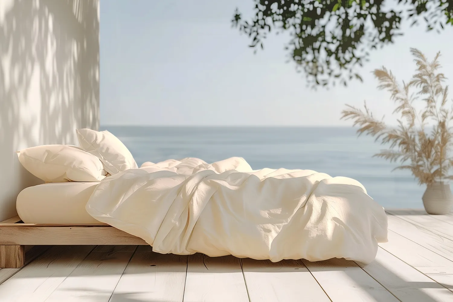 Organic percale detail