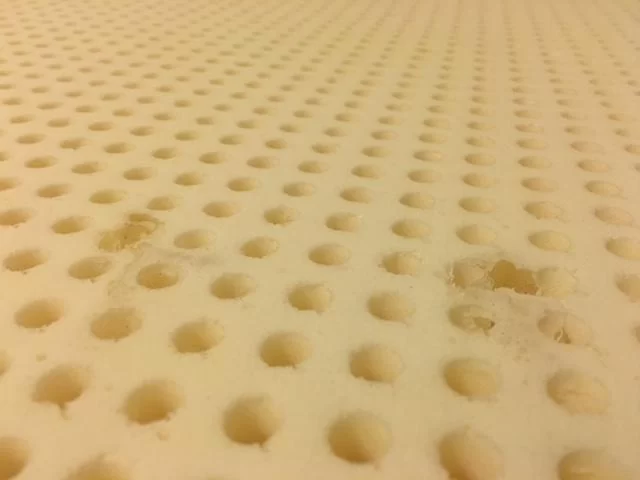 Natural latex mattress care and inspection