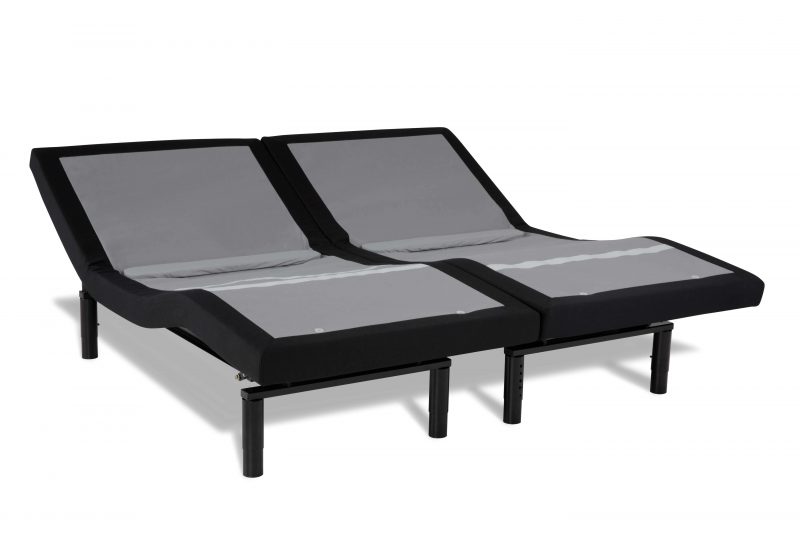 Split king wall hugger adjustable bed, two twin XL example