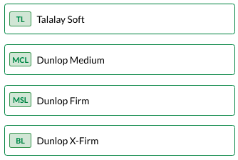 Medium-firm Talalay Dunlop latex mattress for back sleepers